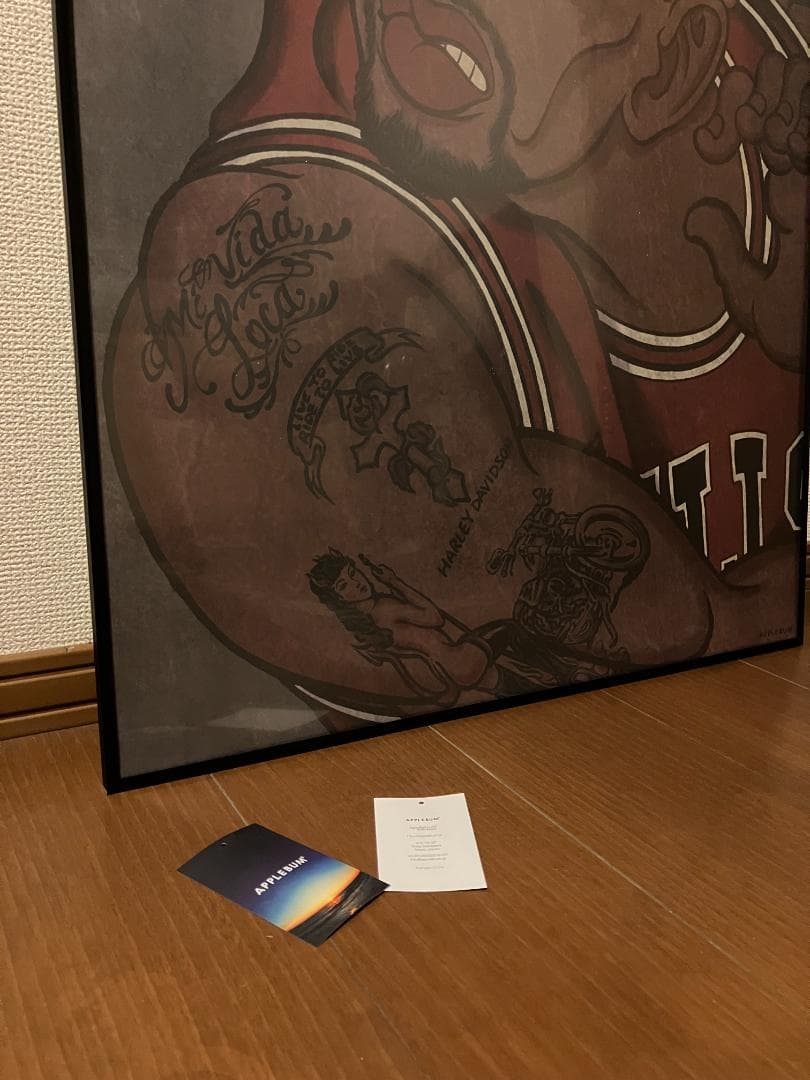 ★APPLEBUM / アップルバム ロッドマン RODMAN ポスター 額付