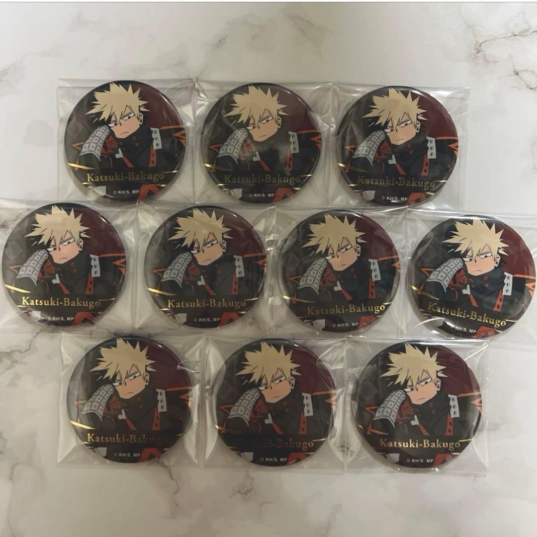 ヒロアカ 爆豪勝己 座れ！イス！ 缶バッジ