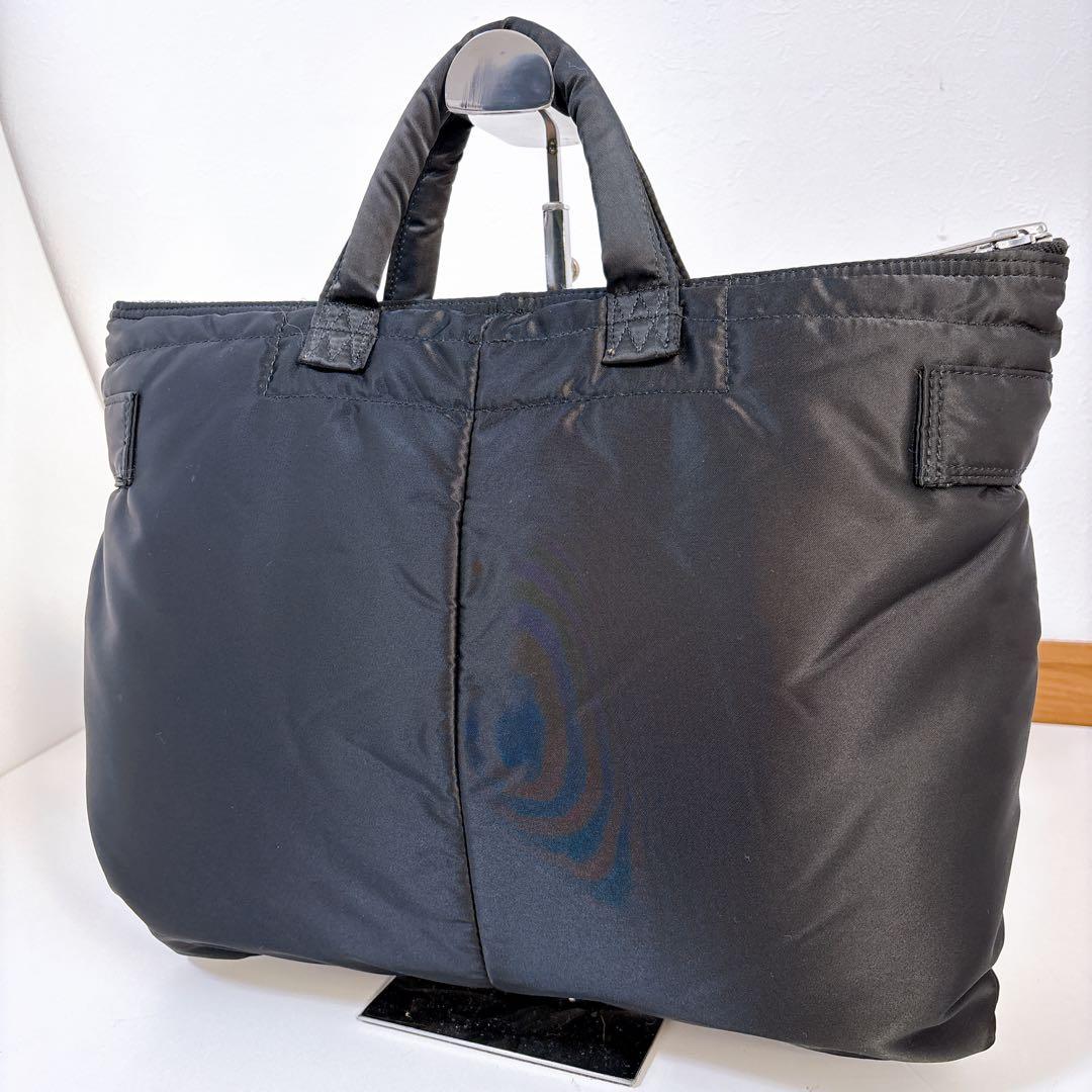 【極美品】 ポーター タンカー ビジネスバッグ ブラック A4収納可能