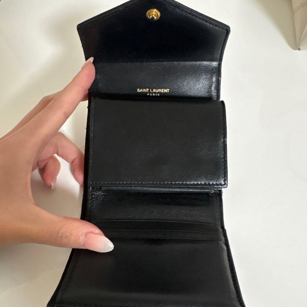 ま*ち様 イブサンローラン　折りたたみ財布