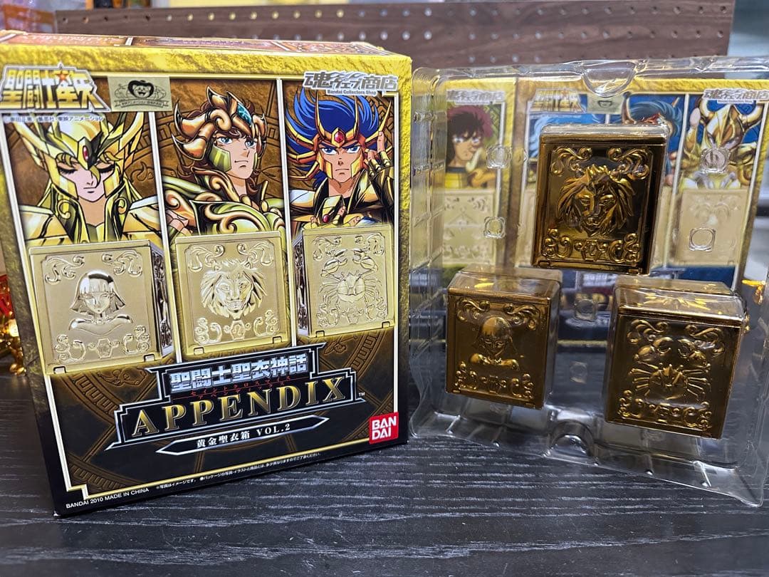 y*u様 聖闘士聖衣神話APPENDIX 黄金聖衣箱VOL1〜4&黄金聖衣オブジ