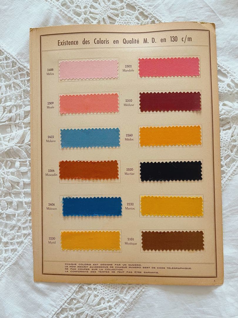 フランスアンティーク リボン 生地見本帳 サンプラー - メルカリ