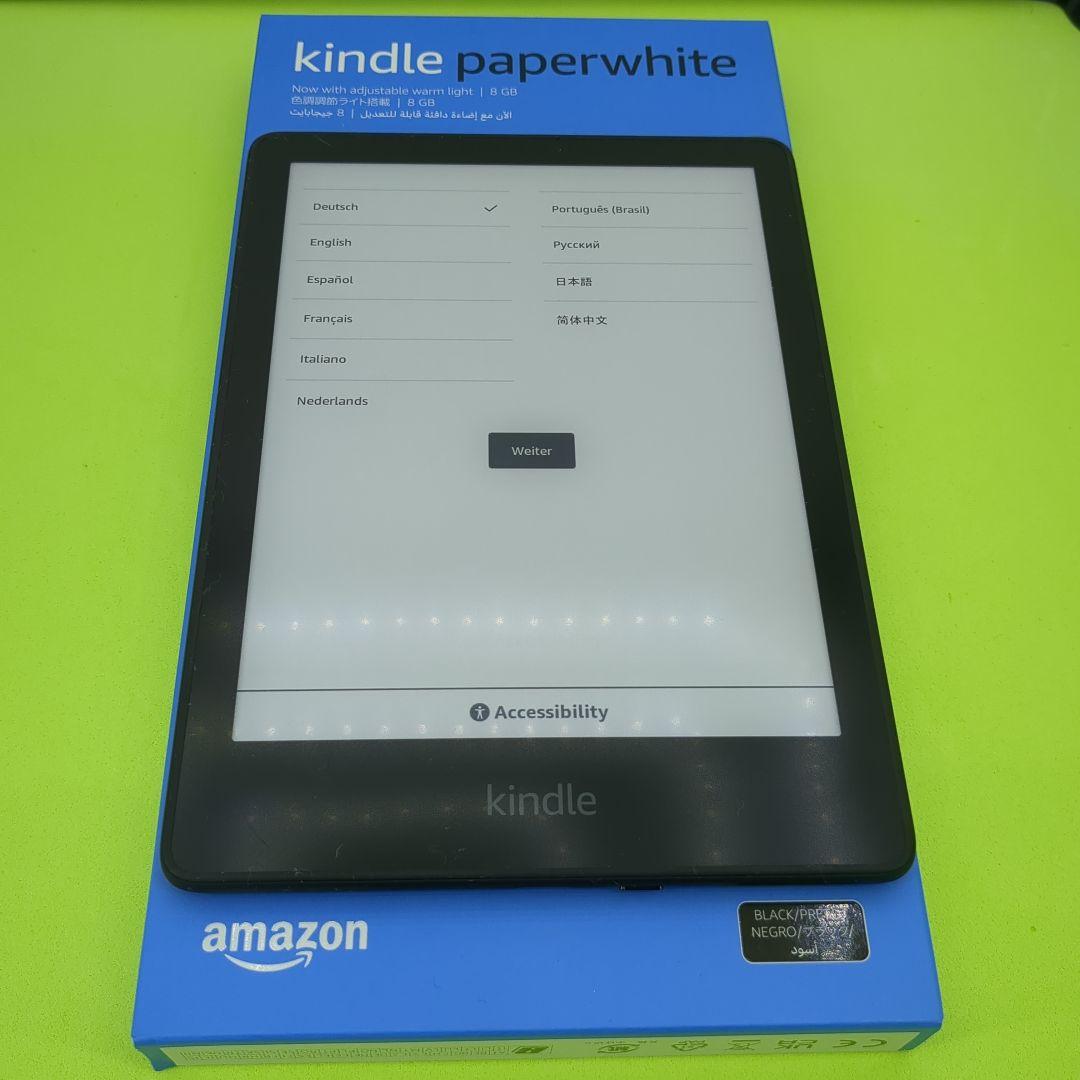 Kindle Paperwhite 第10世代 広告無し 8GB 電子書籍リーダー