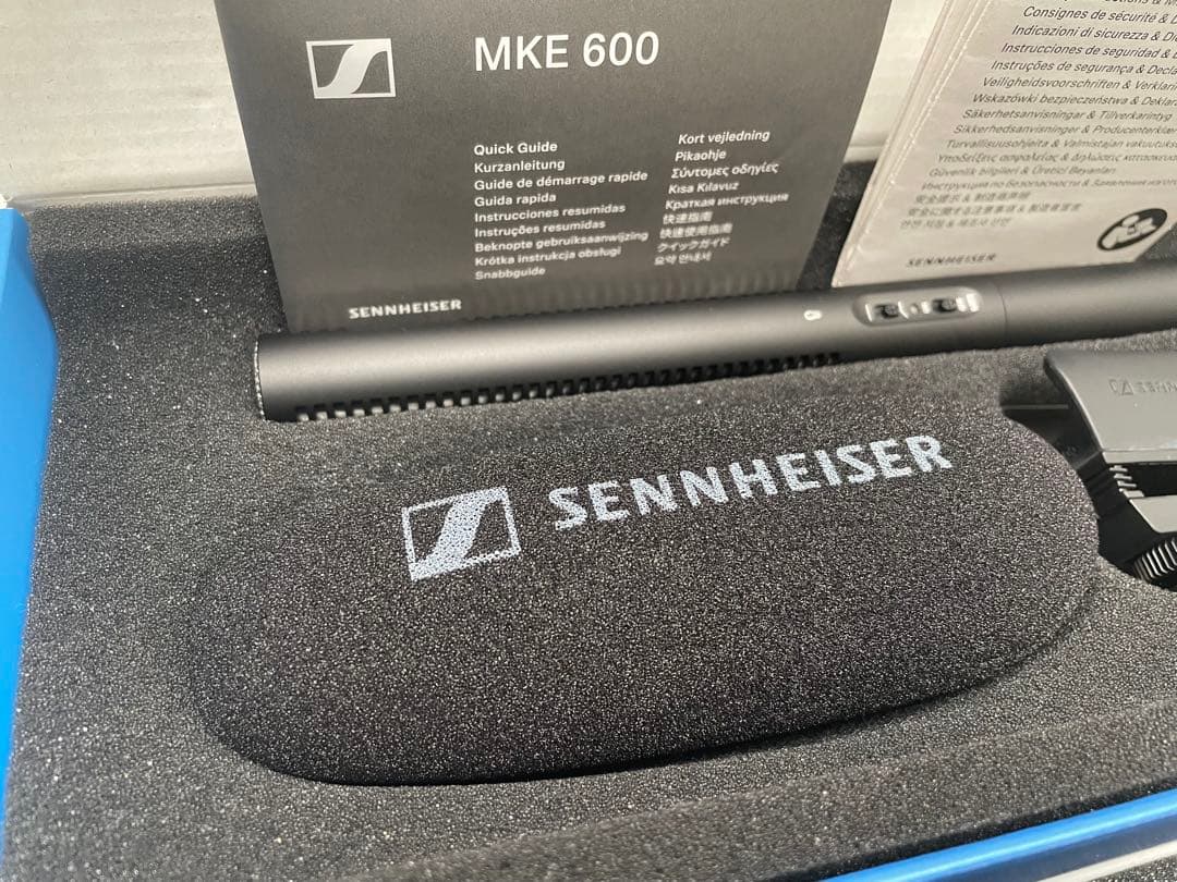 【美品】SENNHEISER MKE600② コンデンサーマイク