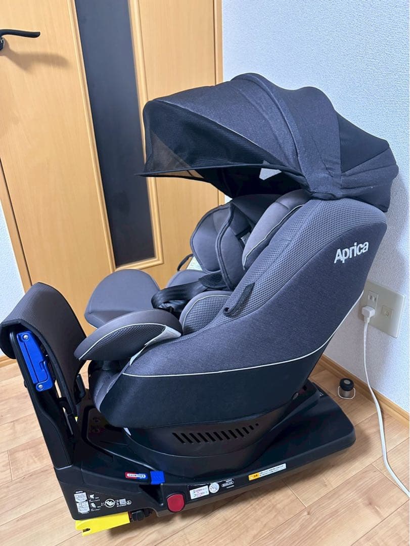極美品✨Apricaチャイルドシート クルリラプレミアムAB プレミアムグレー