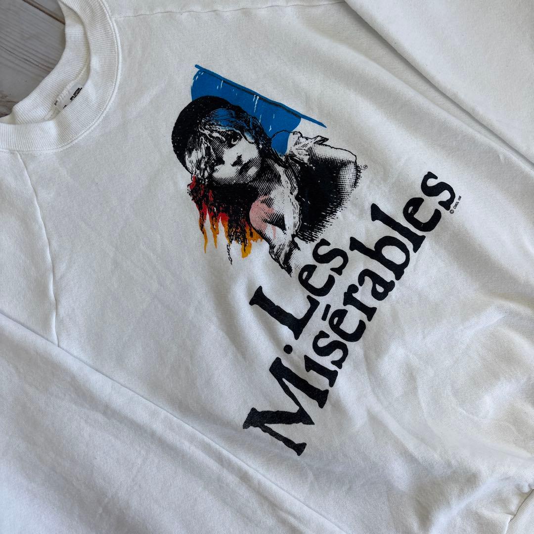 80s】レミゼラブル Tシャツ スウェット オペラ座の怪人 美女と野獣