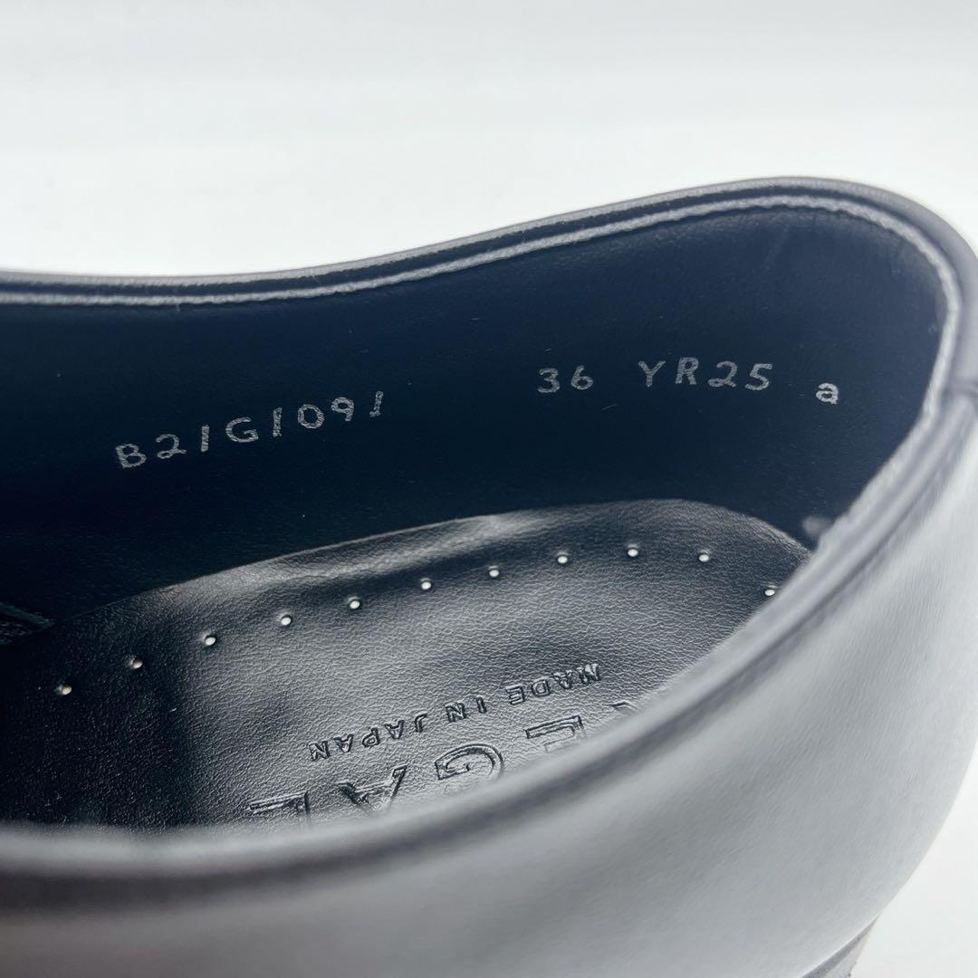 未使用✨リーガル 36YR スワールトゥ 黒 ビジネスシューズ 25cm