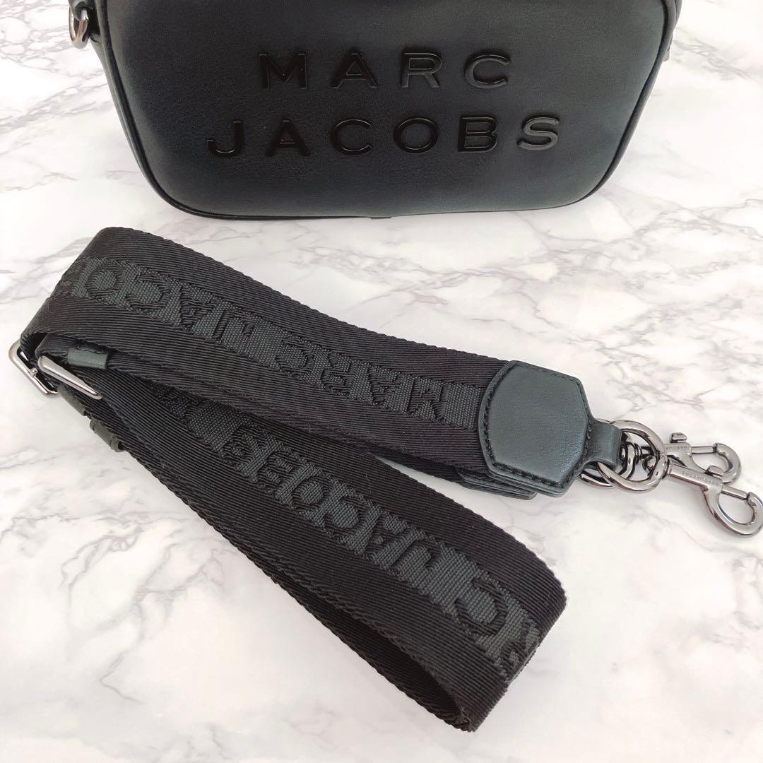 美品★正規品★MARC JACOBS ブラック レザー　牛底革 ショルダーバッグ