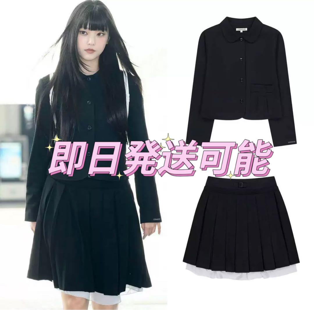 COYSEIOコイセイオ プリーツスカートブラック/サイズ0