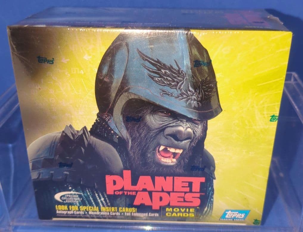 絶版　超希少　topps PLANET APES 猿の惑星　シュリンク付