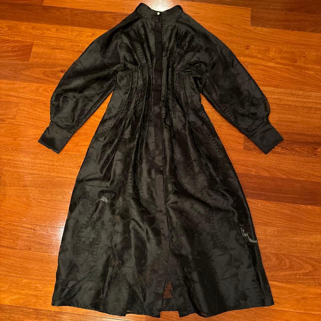 アメリヴィンテージ UND SHEER JACQUARD TUCK DRESS 低 価格