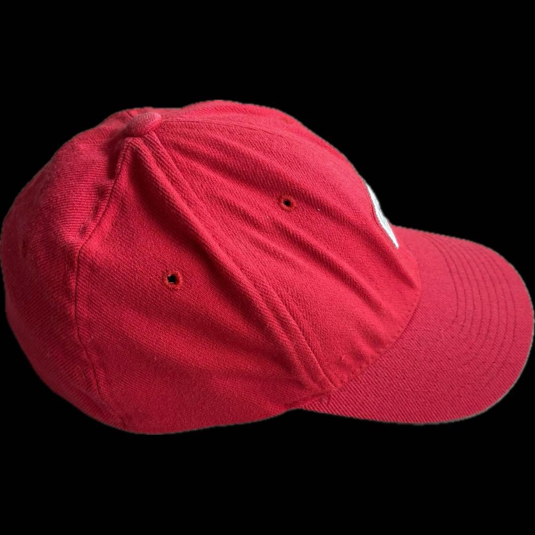 SSリンク刺繍” old stussy 6パネルキャップ 白タグ USA製