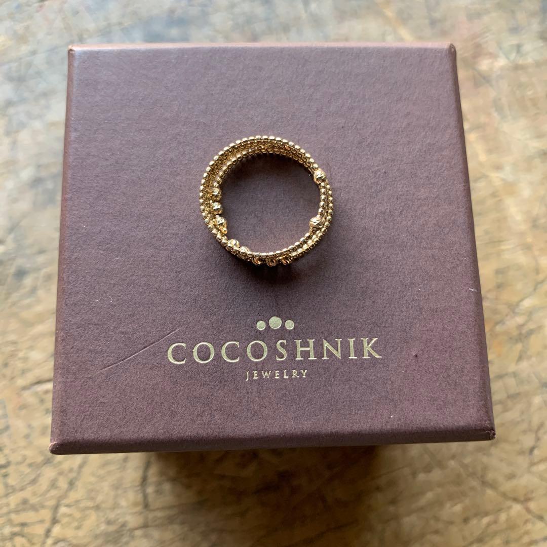 K10ハニー カットボール 形状記憶リング　11号