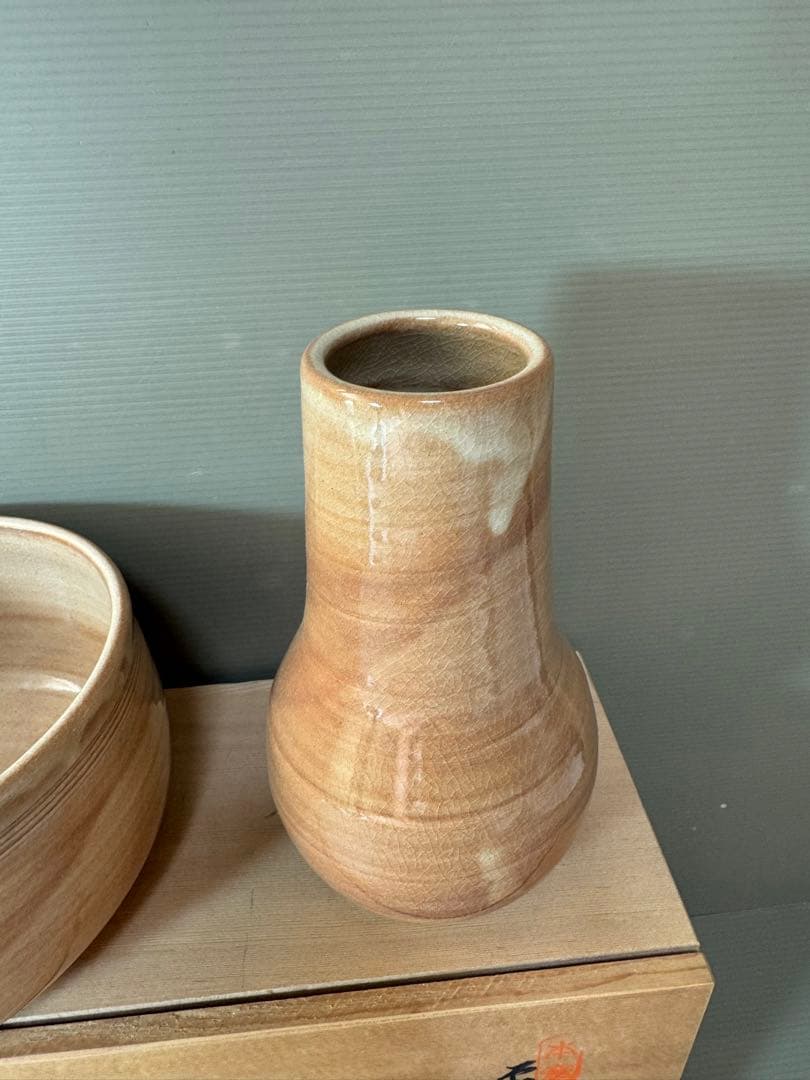 2788 萩焼 金子信彦作 建水1客 杓立1客 未使用 - メルカリ