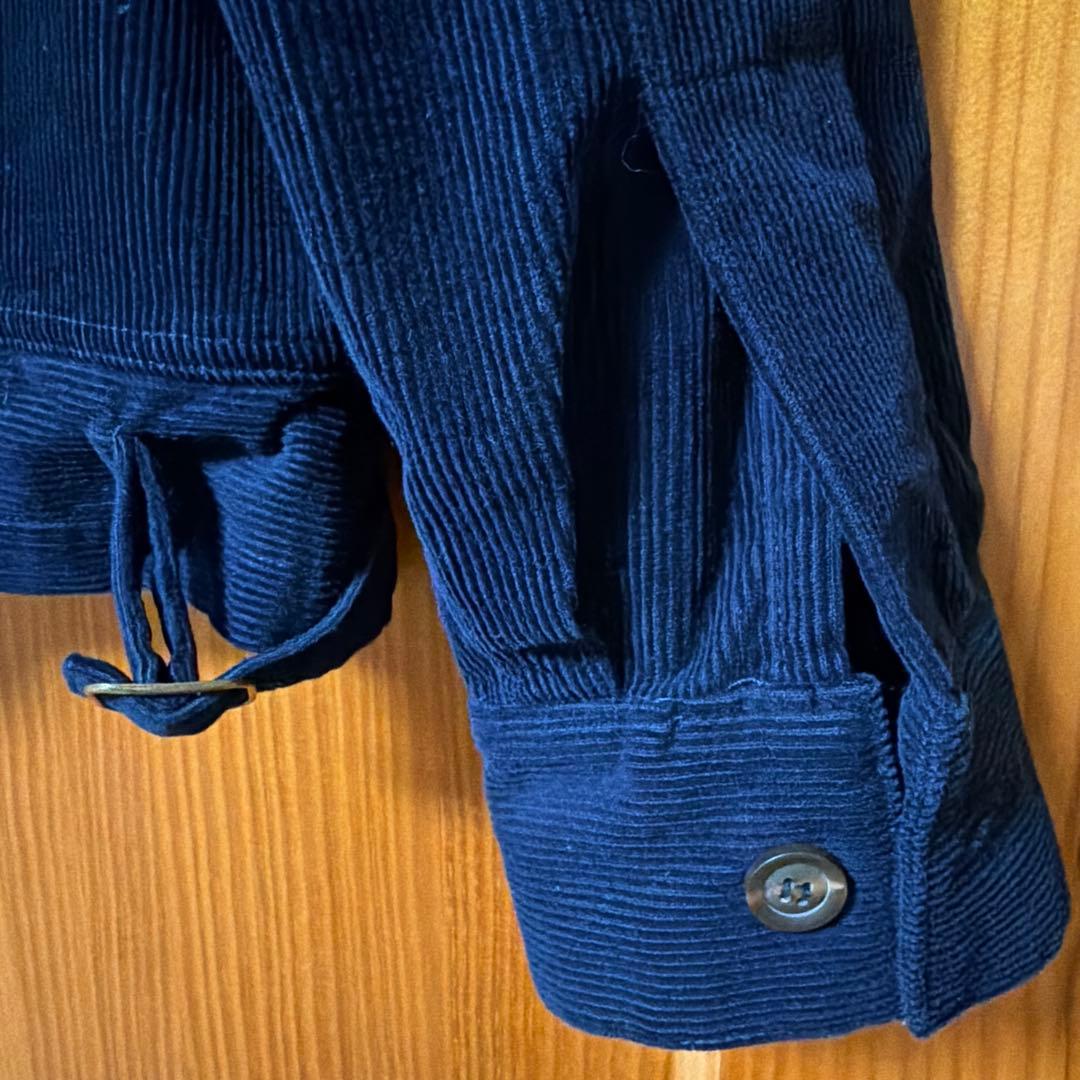 ば*ん様 コーデュロイジャケット ネイビー FFA