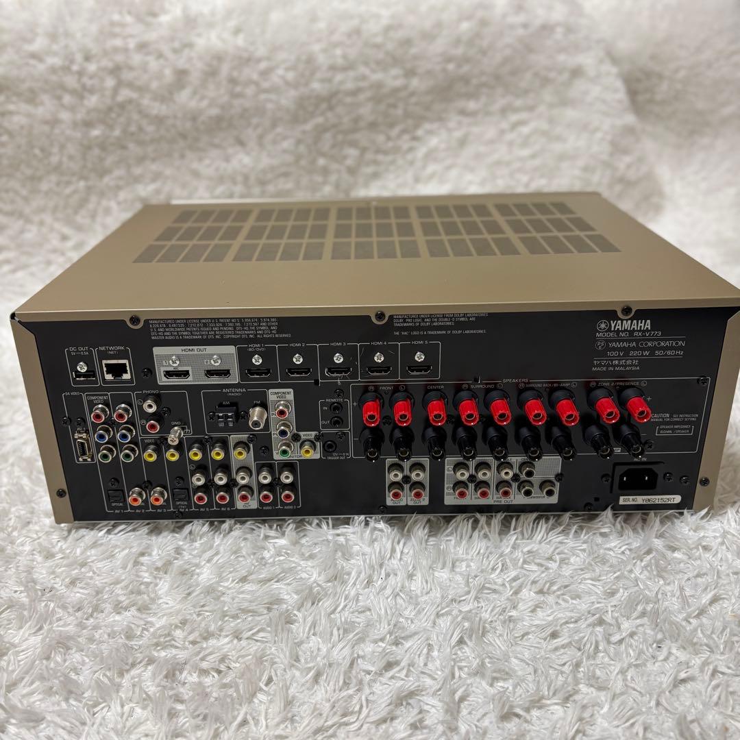 極美品】YAMAHA RX-V773 AVアンプ ゴールド - メルカリ