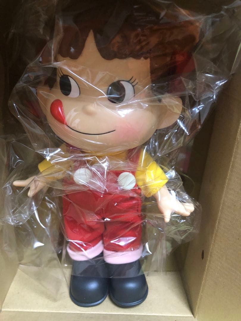 不二家のペコちゃん キャラクター人形 当選品！非売品！当時物！