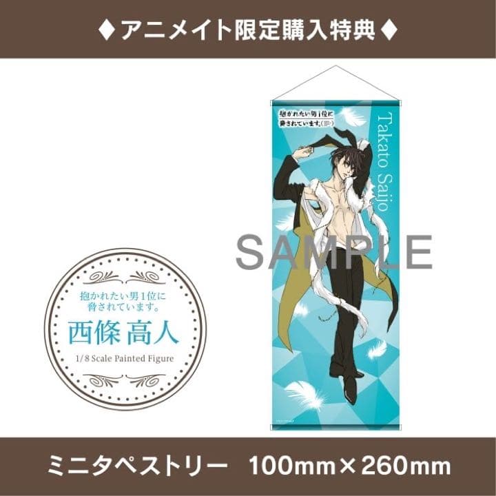 抱かれたい男1位に脅されています。 西條高人・東谷准太 フィギュア 特典付き