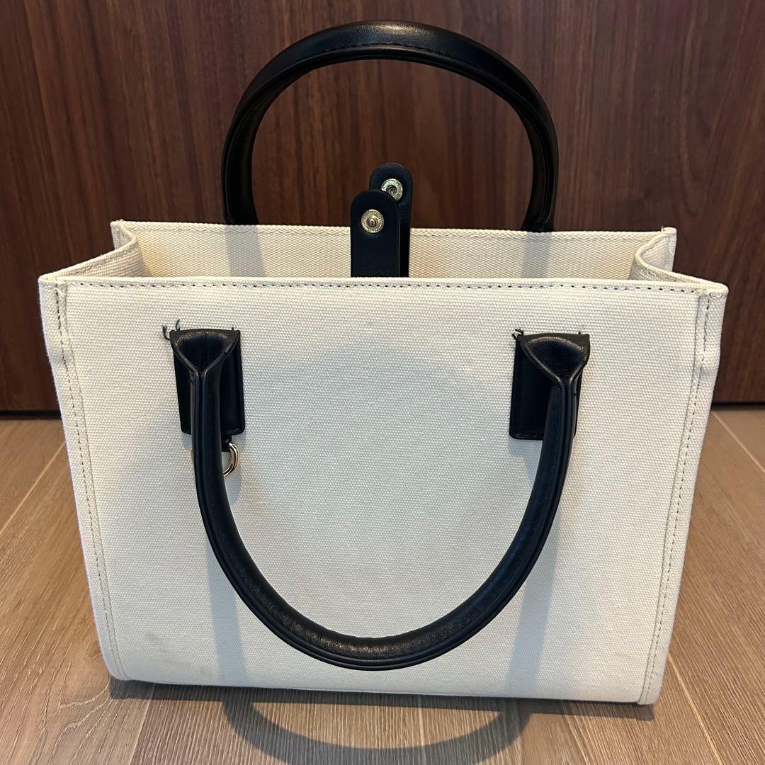 キャンバス　ハンドバッグ