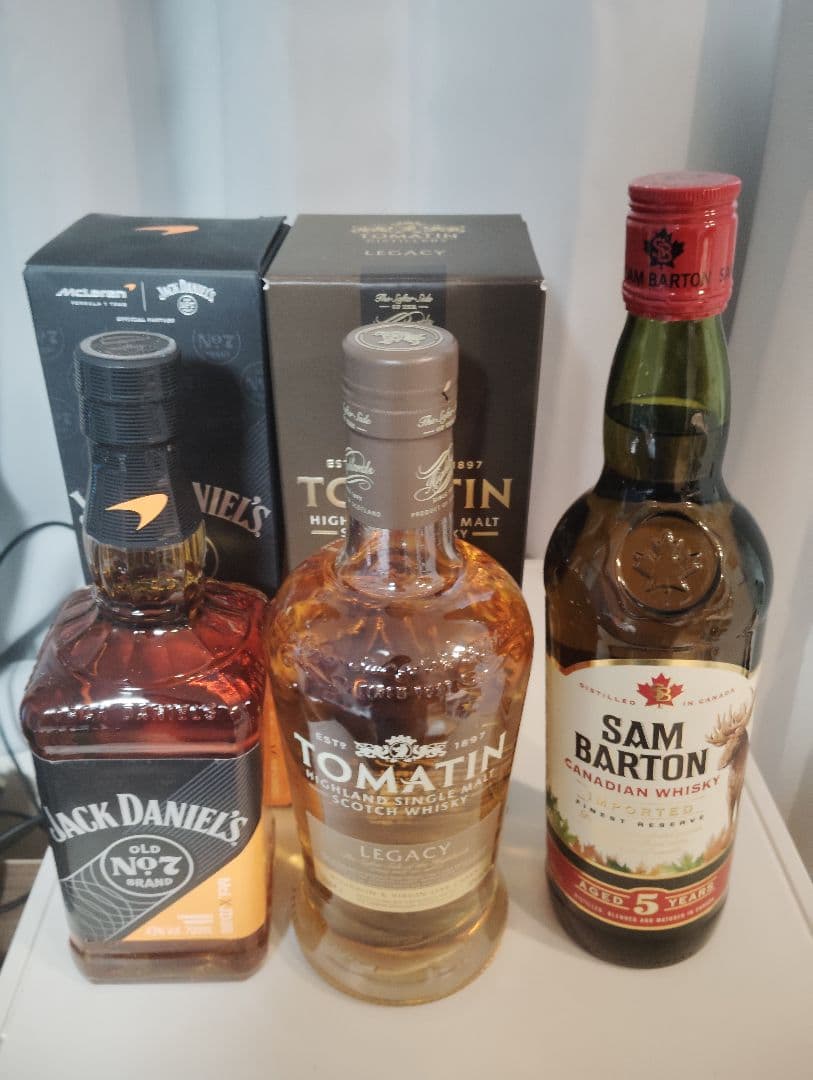 SamBarton 5年＆JackDaniel's＆TomatinLegacy