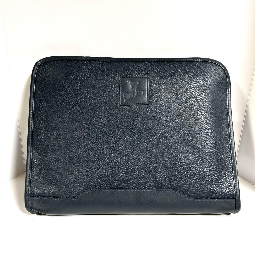 WhiteHorse牛本革ビジネスバッグ・ボトルキープネック・コースター計6点