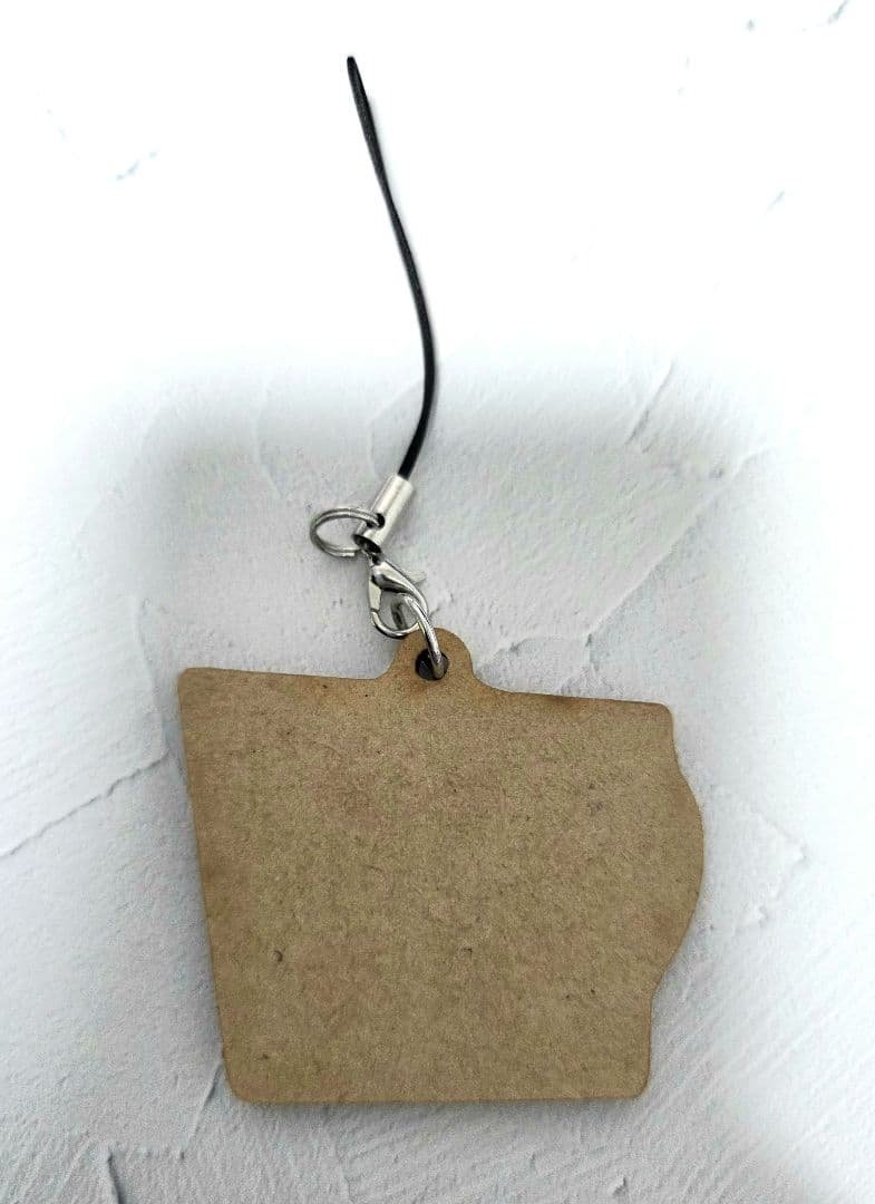 チェンソーマン レゼ 木札ストラップ 原作絵