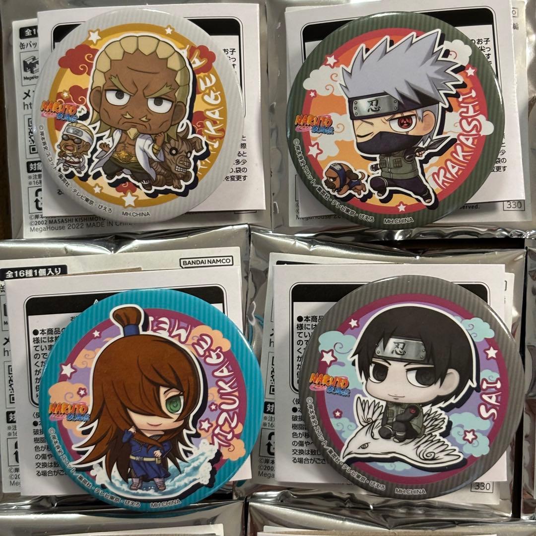 NARUTO ナルト 缶バッジコレクション 疾風伝 忍界大戦だってばよ 全16種