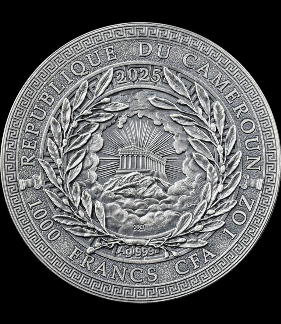 2025 偉大なるギリシャ神話 キメラ 1オンス 銀貨 純銀 アンティーク