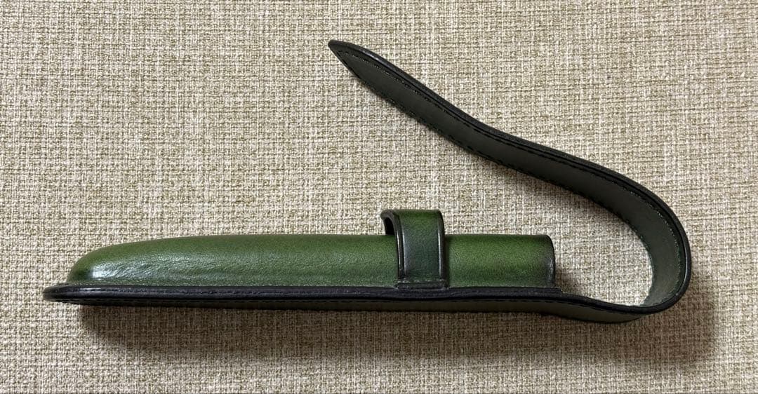 ル・ボナー 1本差し絞りペンケース グリーン - メルカリ