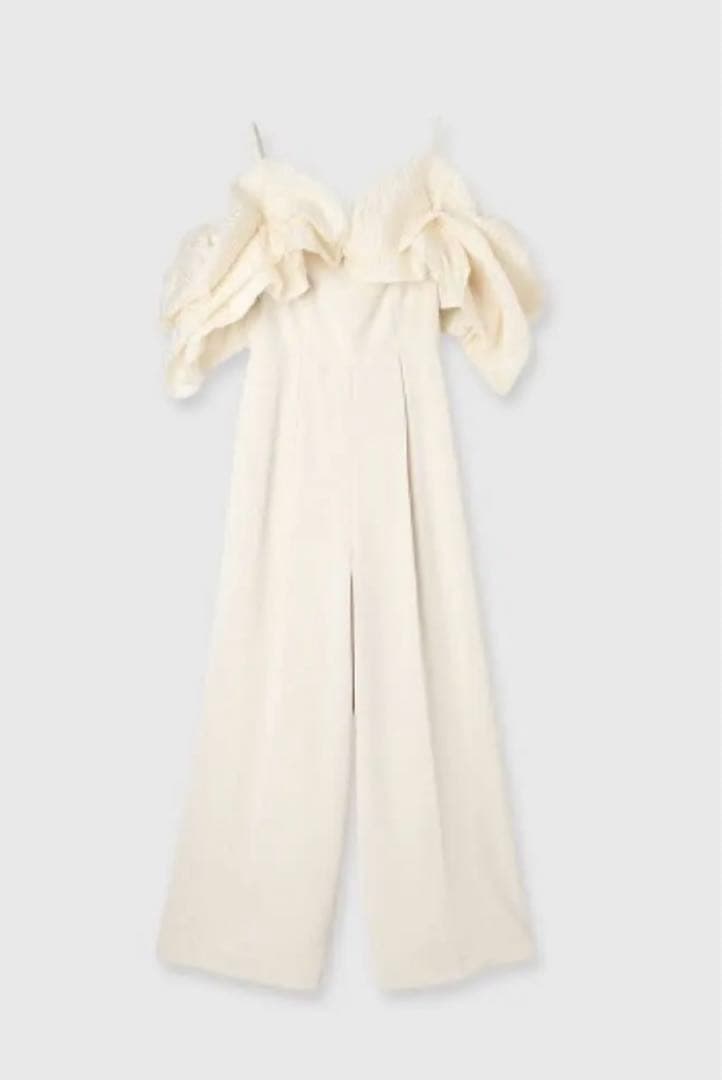 【eimy istoire】Sサイズ　ジャガードコンビネゾン