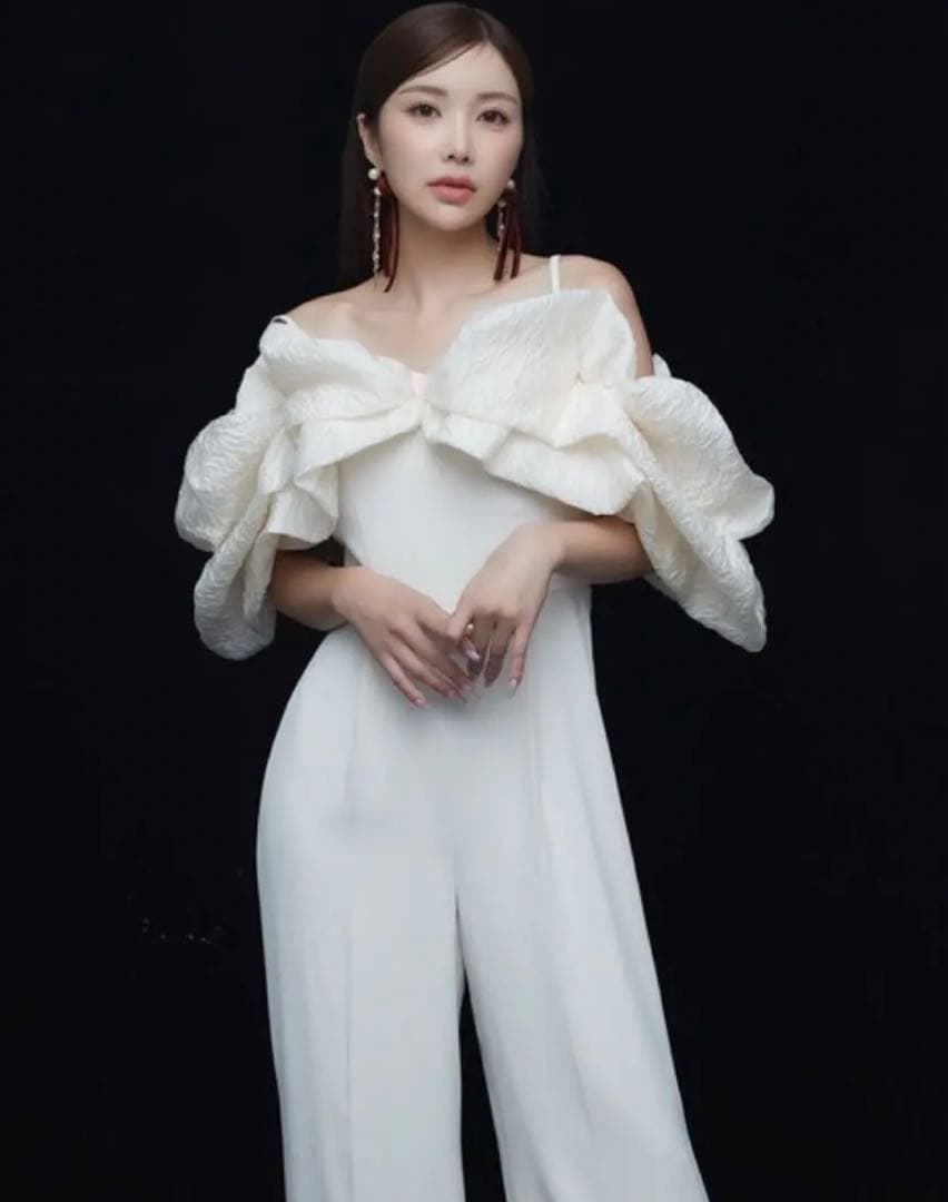 【eimy istoire】Sサイズ　ジャガードコンビネゾン