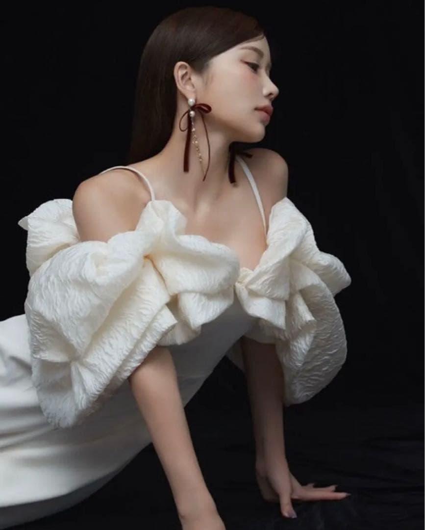 【eimy istoire】Sサイズ　ジャガードコンビネゾン