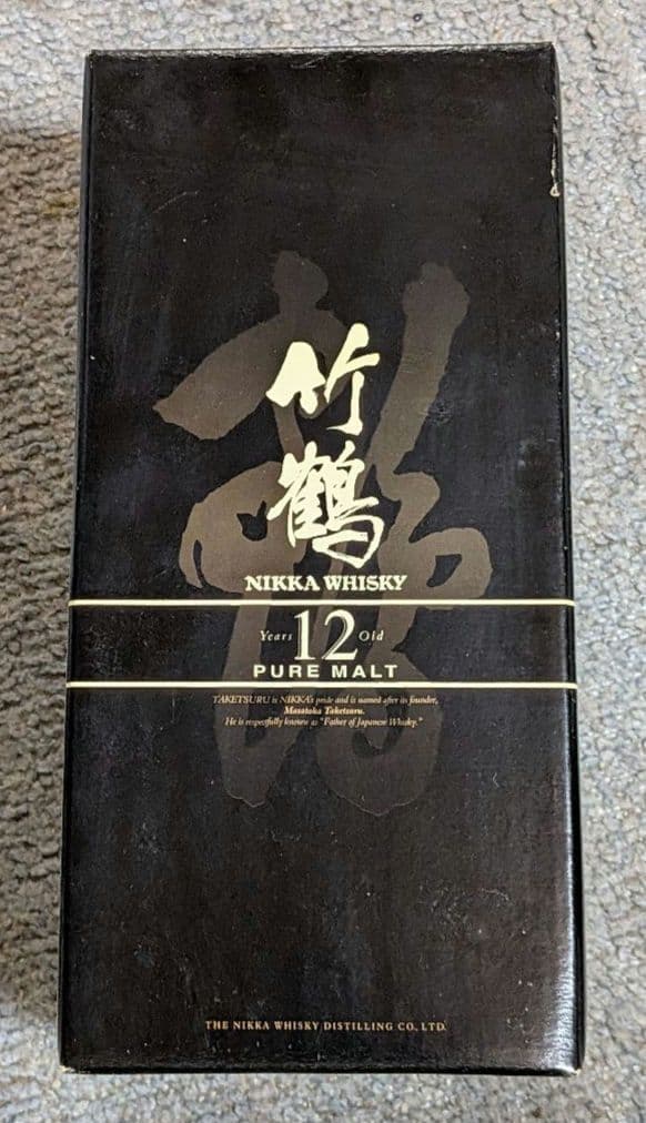 ニッカウヰスキー 竹鶴 12年 ピュアモルト 未開栓 箱付き 660ml 角瓶
