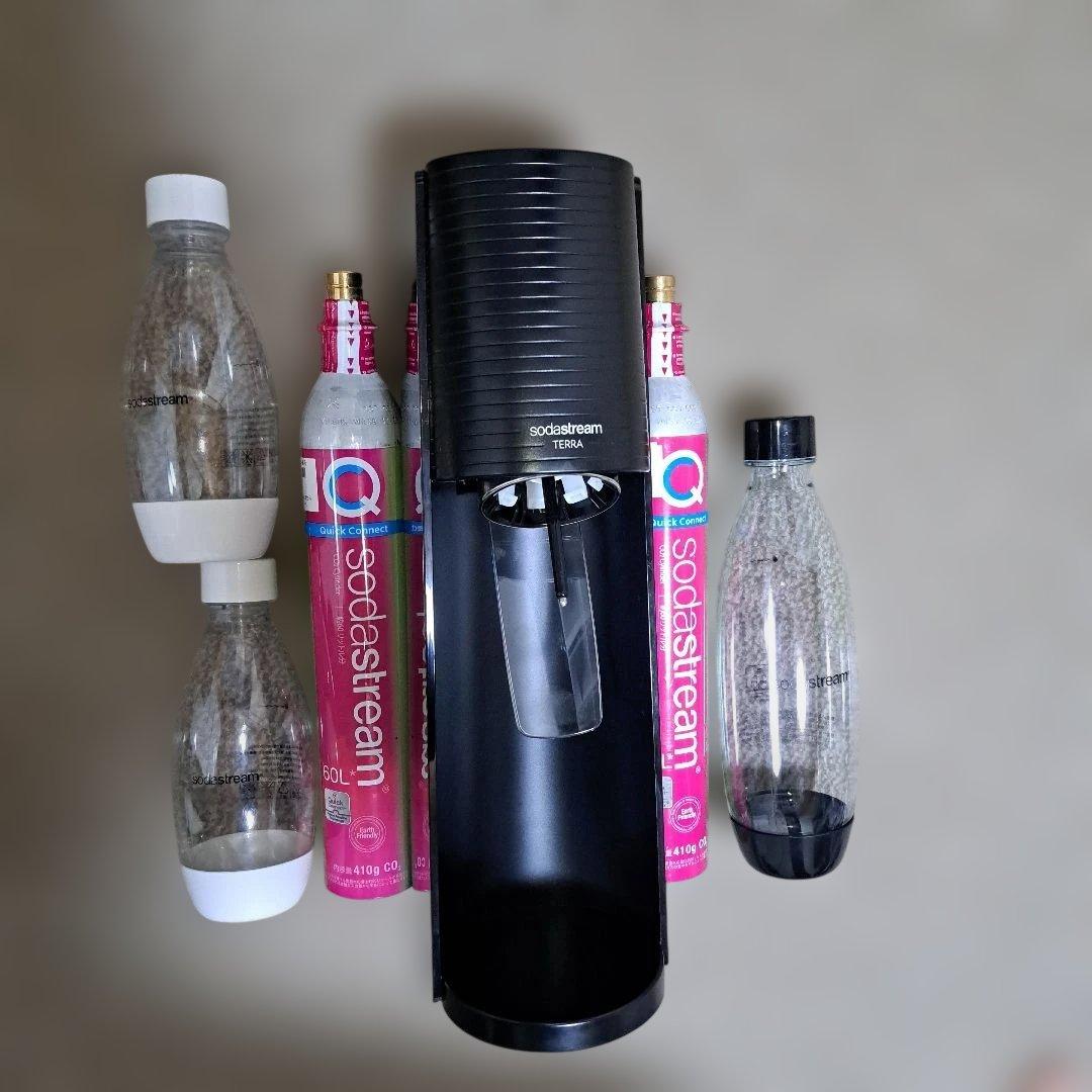 Kiralaの炭酸水カートリッジ6本4箱+開封済みカートリッジ4本