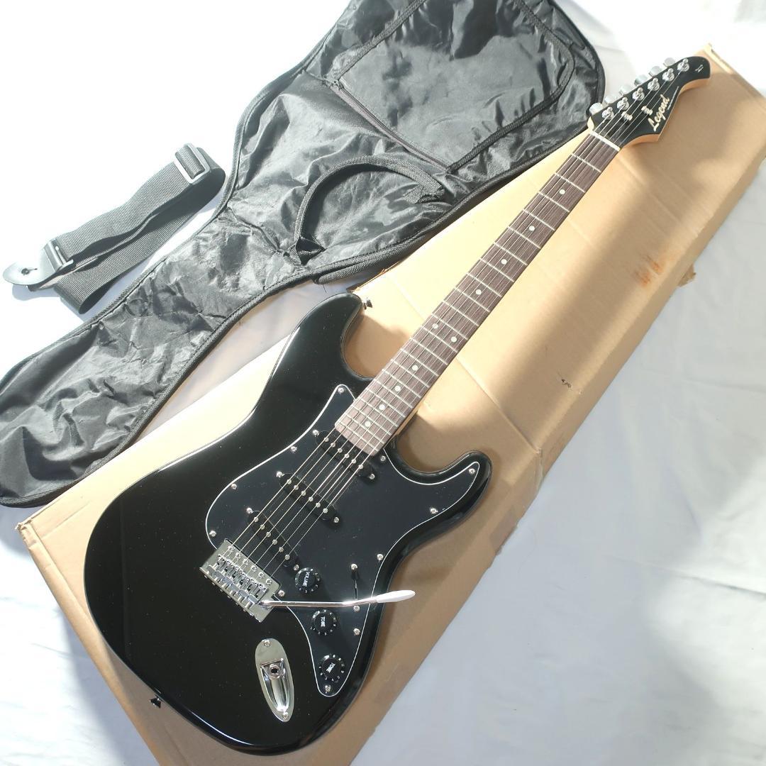 新品Legend LST-Z BKBK 元箱付 ストラトタイプ マッチングヘッド Amazon | Legend エレキギター LST-Z BKBK ブラックマッチングヘッド