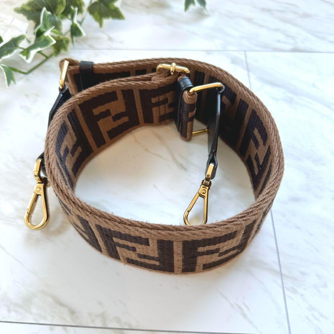 FENDI フェンディ ストラップ ユー ショルダーストラップ ズッカ柄