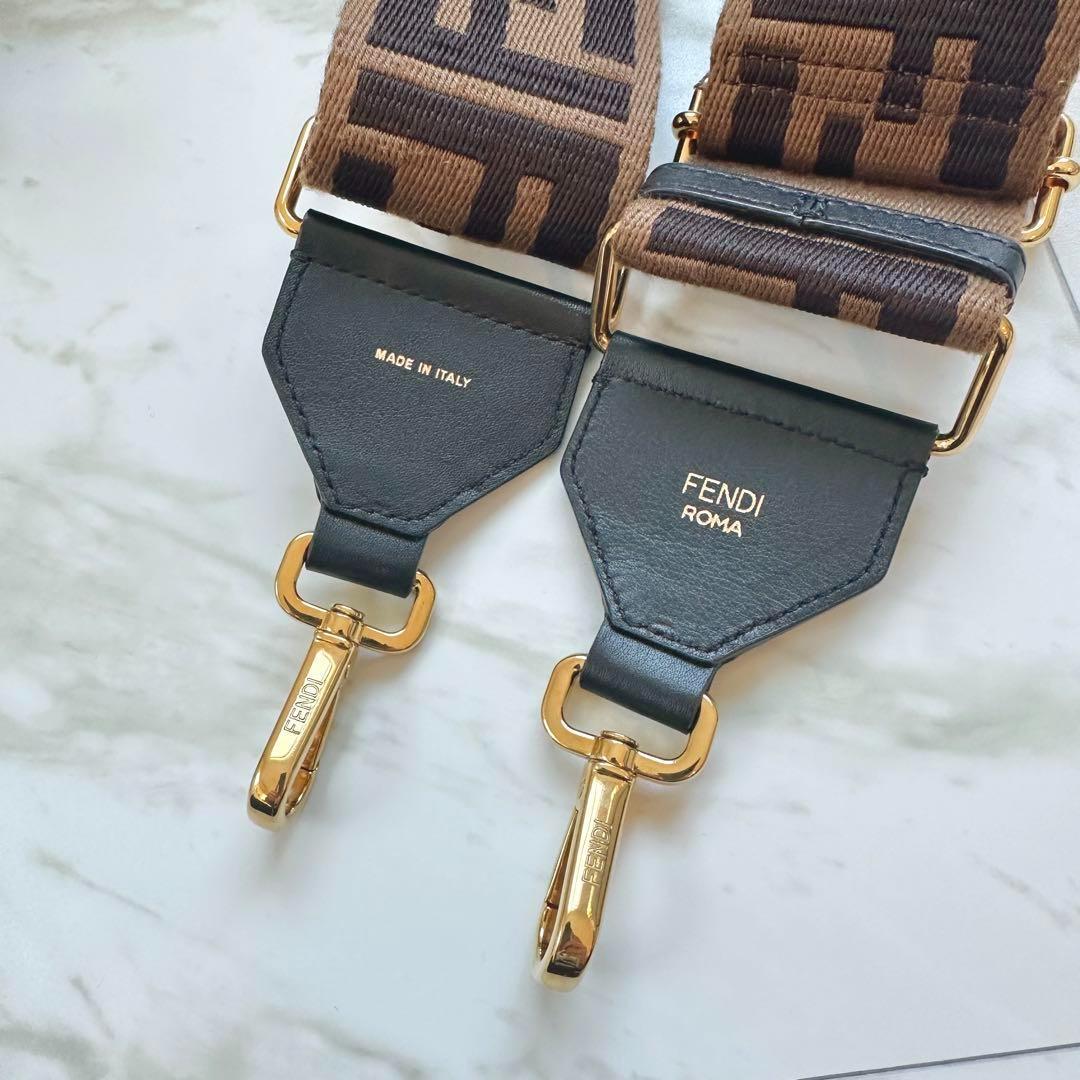 FENDI フェンディ ストラップ ユー ショルダーストラップ ズッカ柄