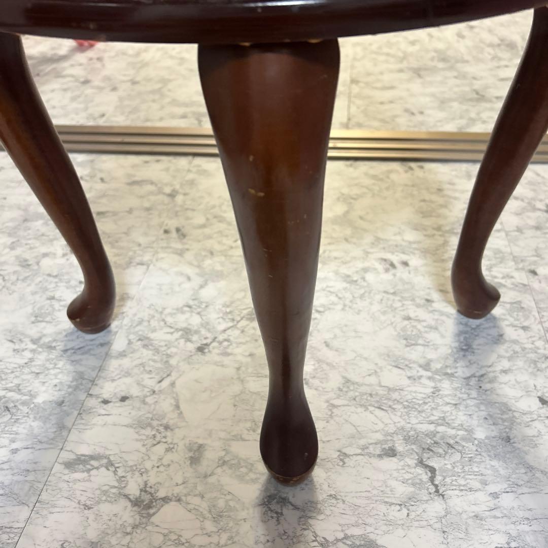 アンティーク ジュエリーチェスト 4段 猫足 3本足 天然木