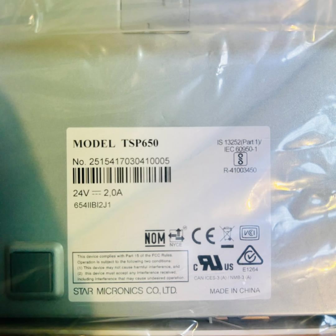 早い者勝ち【新品未使用】スター精密 プリンター TSP654II Airレジ