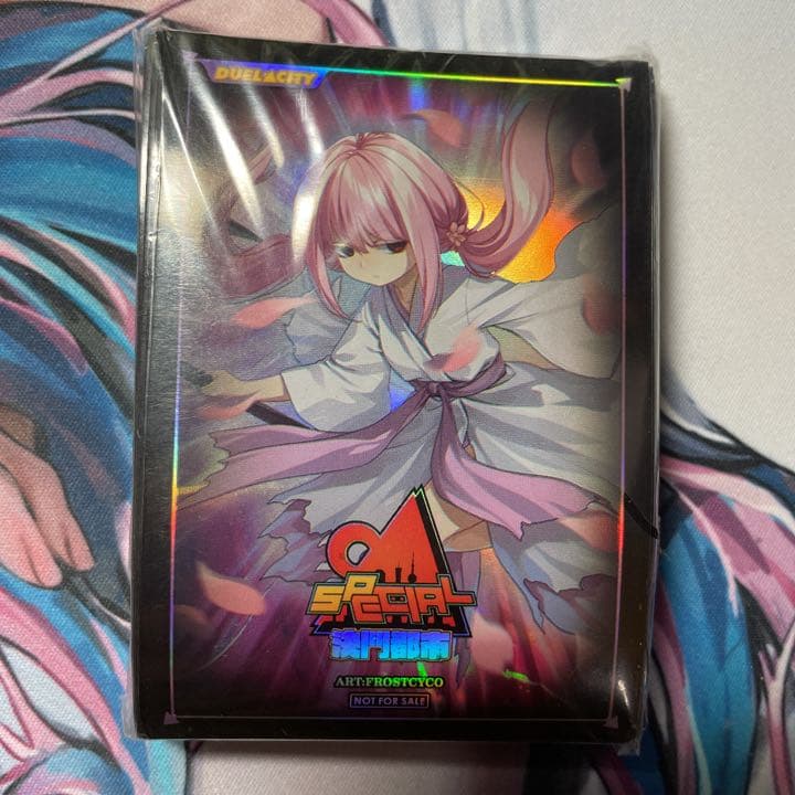 遊戯王　CNC イヴ とガラテア スリーブ　プレイマット