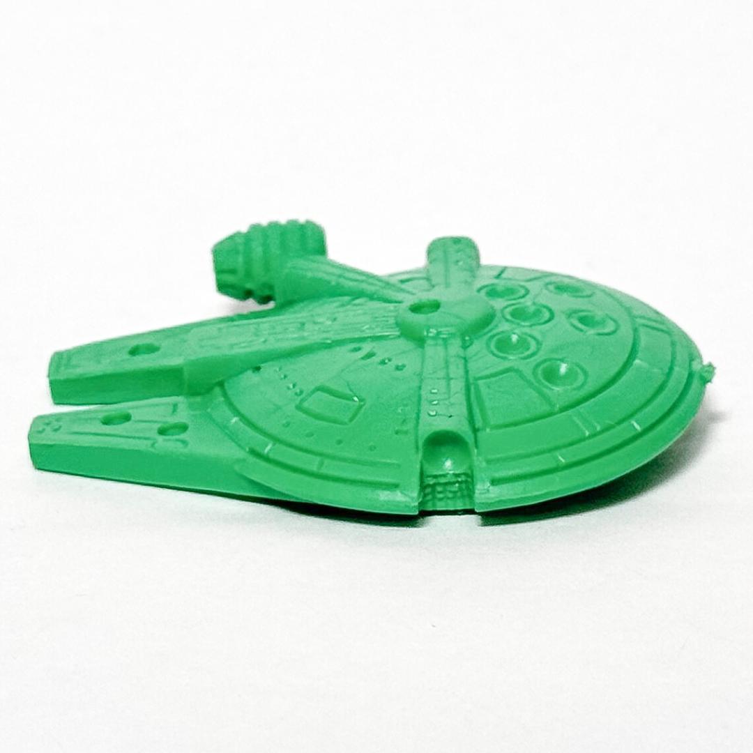 スターウォーズ　消しゴム　ミレニアムファルコン（緑）TAKARA U.S.A