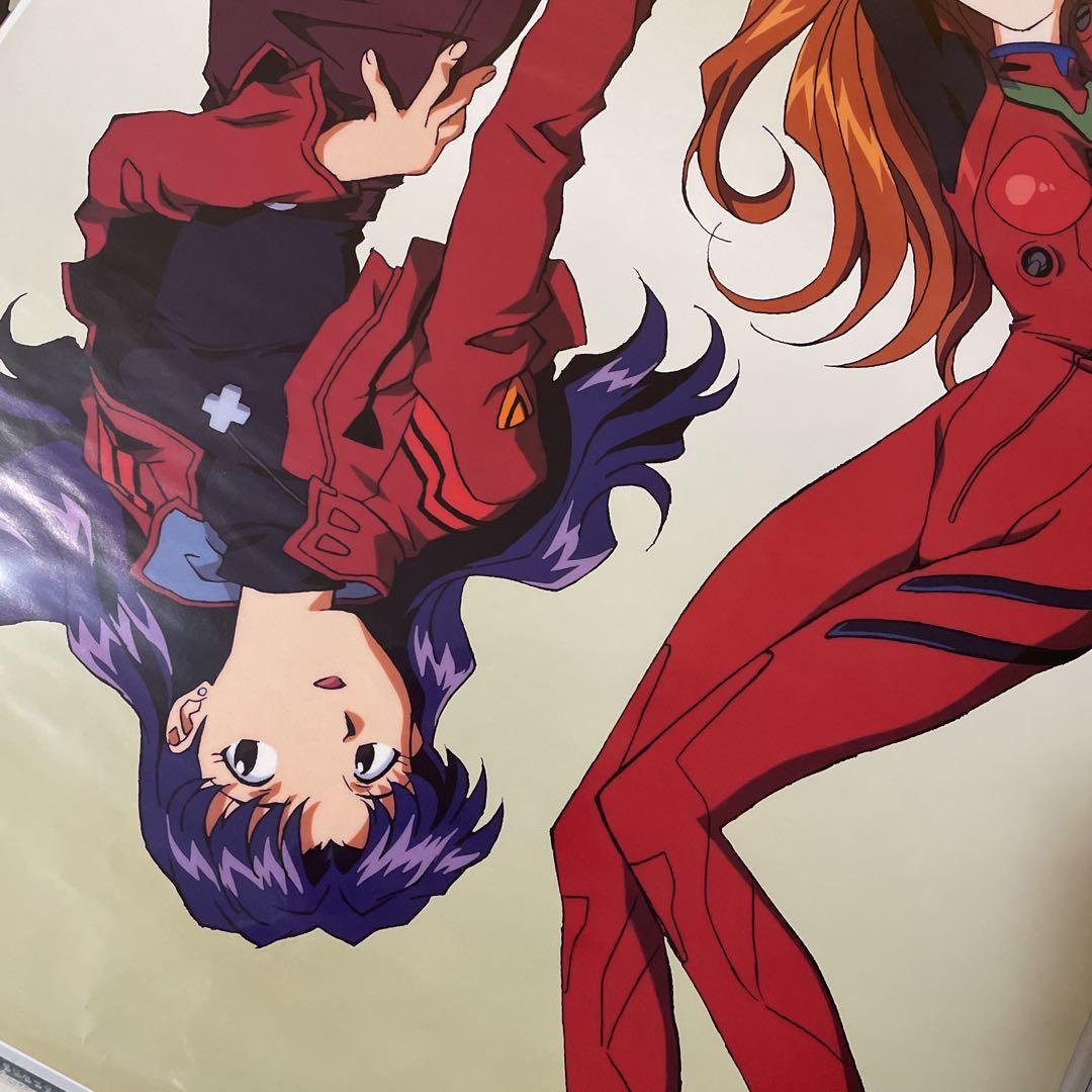 当時物 新世紀エヴァンゲリオン アスカ 葛城ミサト B2サイズ ポスター