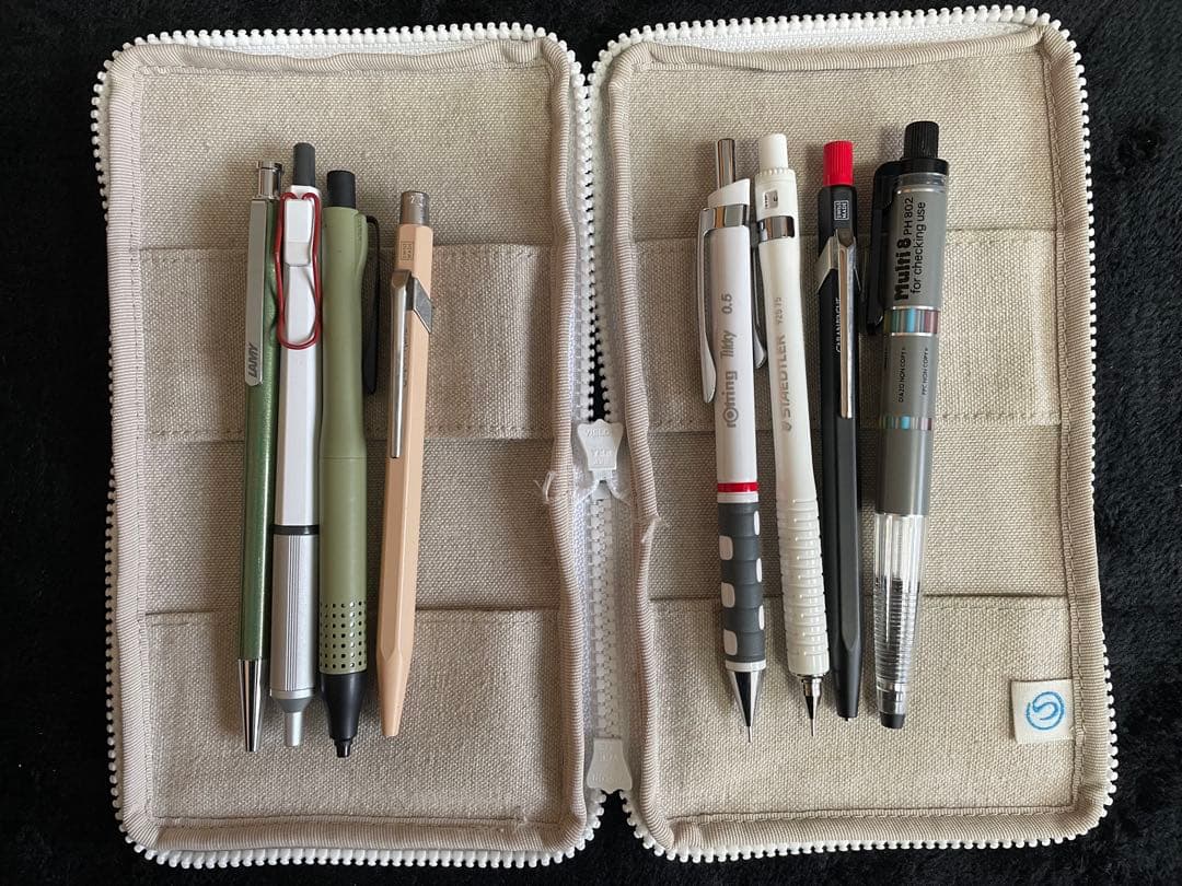 つくしペンケース、他ボールペン、シャーペンセット 覧いただき