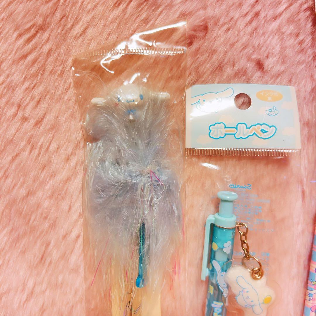 希少レア　シナモロール　ボールペン　鉛筆　ペンセット　平成レトロ　サンリオ