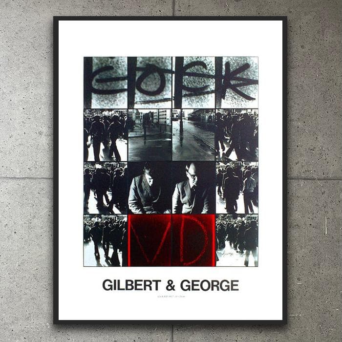 額装済/無題（ギルバート&ジョージ）/アートポスター 額装済/無題（ギルバート&ジョージ）/アートポスター 額装済/無題
