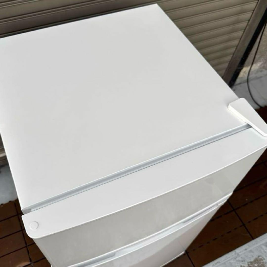 ほぼ未使用 MAXZEN 2024年製 冷蔵庫 85L 2ドア 静音 幅47cm