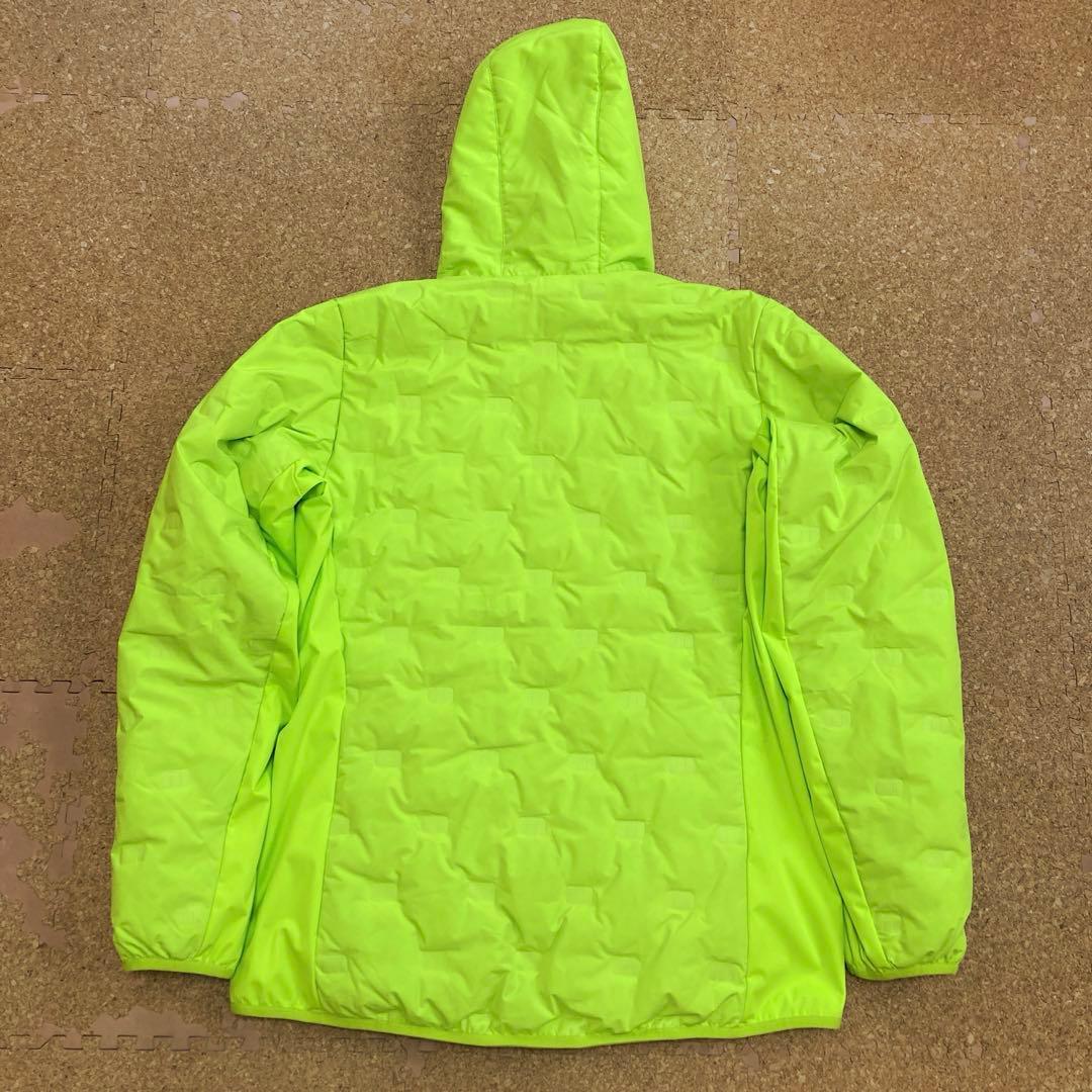 【美品】マンシングウェアmunsingwearダウンジャケットLLレディース黄緑