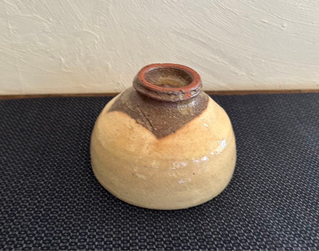 福森雅武　伊賀焼粉引波出茶碗