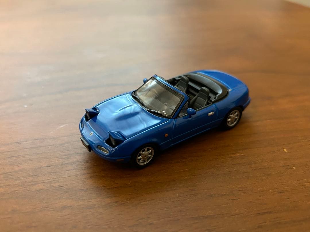 【希少】エブロ マツダ ユーノスロードスター 1/43 マリナーブルー