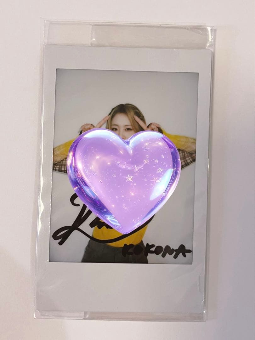 ME:I CONIC B賞 佐々木心菜サイン入りチェキ